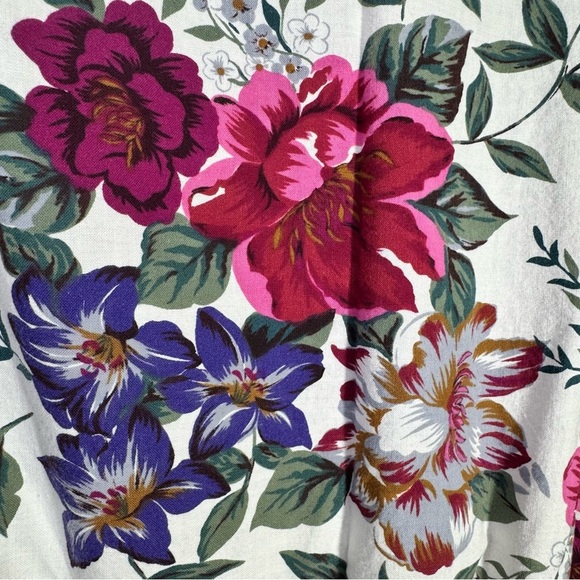 Victoria's Secret Gold Label Vintage Floral 100% Cotton Robe Size Small - Picture 9 of 12